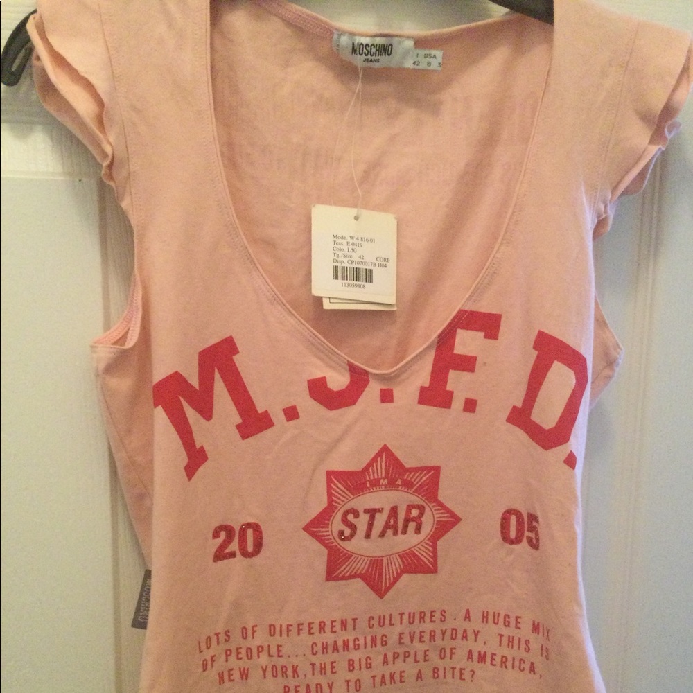 Brand new Moschino jeans tee shirt